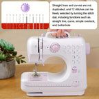 Mini Sewing Machine with Portable Double Thread Two Speed Battery - product gallery image 8