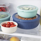 Mixing Bowl Set with Airtight, Plastic, 4-Piece Lids Food-Grade Fridge Storage - product gallery image 8