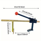 Mm Manual Tire Changer for Home Garage with Wheels, 410mm, Steel Bead Breaker - product gallery image 2