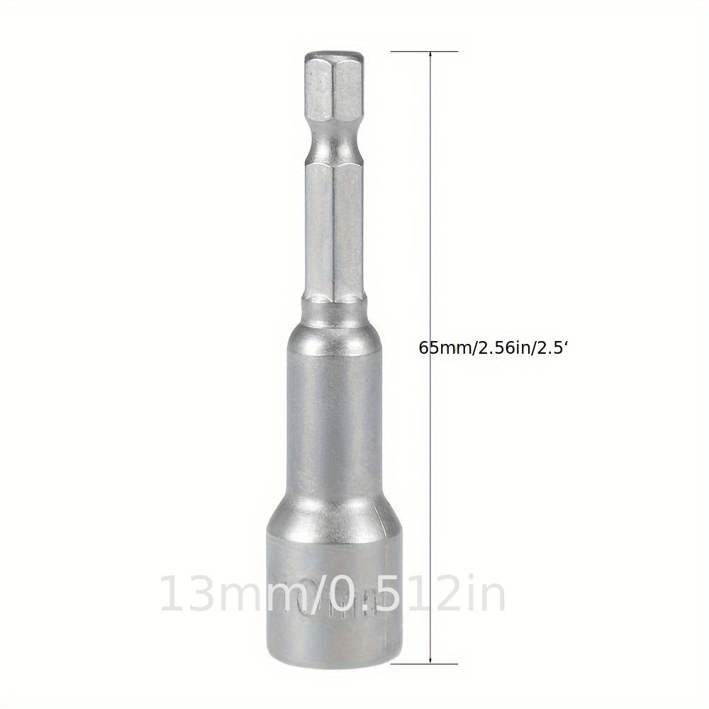 mm to 19mm impact socket magnetic nut with 6mm, 14 pieces 6-19 mm - product gallery image 2