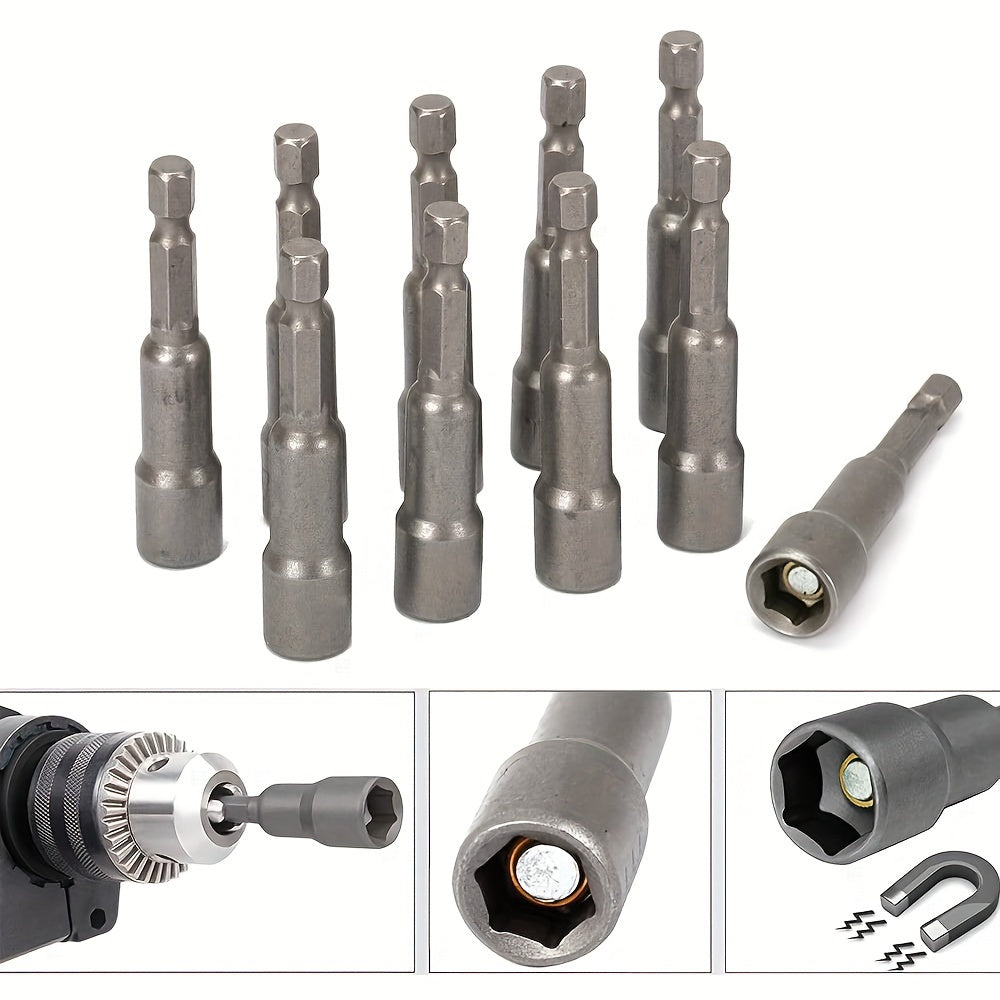 mm to 19mm impact socket magnetic nut with 6mm, 14 pieces 6-19 mm - product gallery image 5