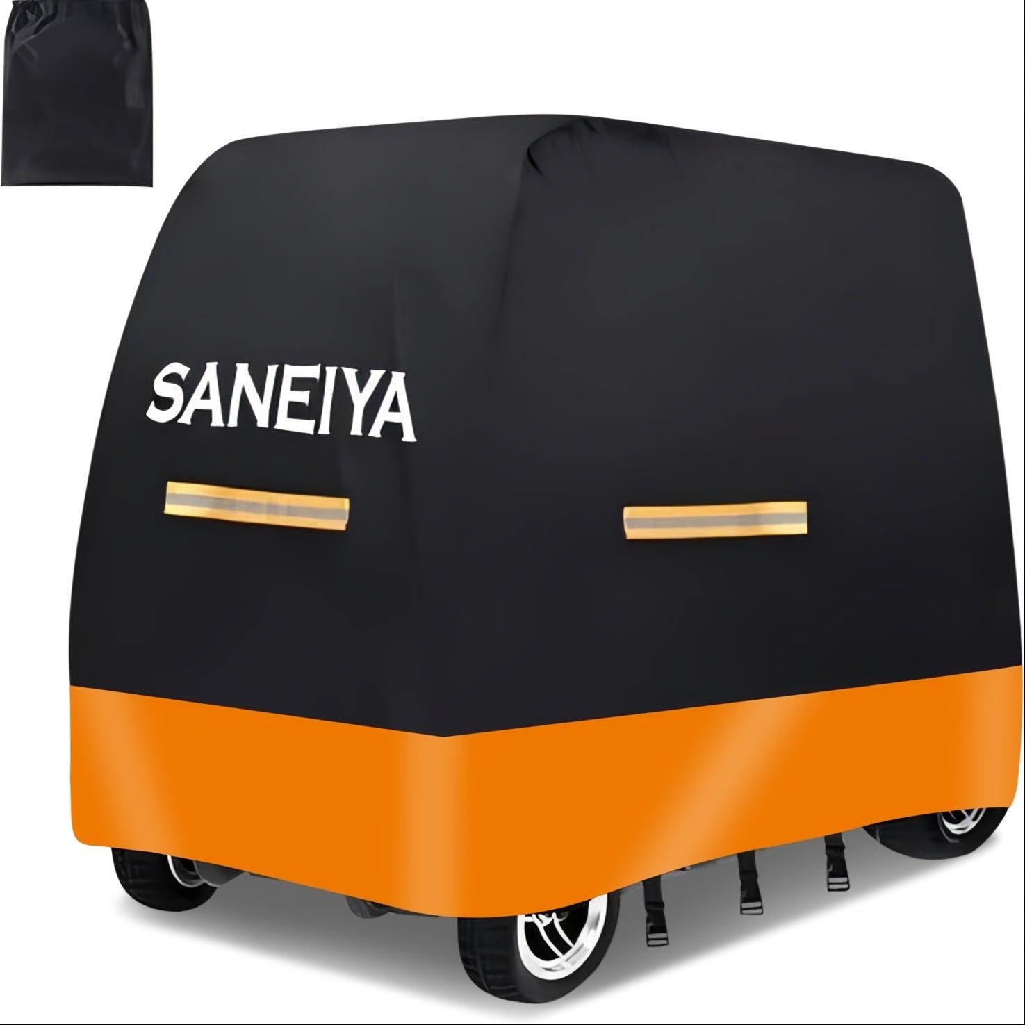 Mobility Scooter Cover with Wheels, Covers, 210D Oxford Dual Patchwork Electric