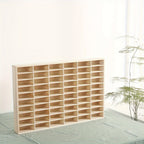 Model Car Storage with Wheels, Wood, 1:64 Wooden Garage Display Shelf Solid - product gallery image 5