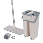 Mop and Floor Cleaner with Space-Saving, Machine-Washable, Telescopic Handle - product gallery image 3