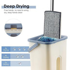 Mop and Floor Cleaner with Space-Saving, Machine-Washable, Telescopic Handle - product gallery image 8