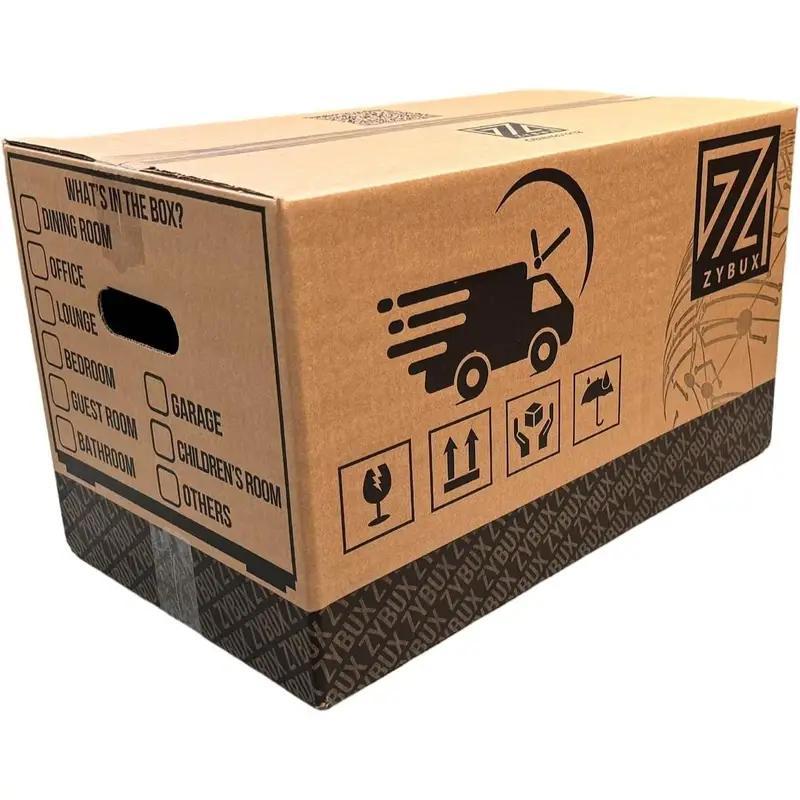 Moving Boxe with 48 L, 20 Pack, Extra Large Boxes 52x32x32cm Carry Handles