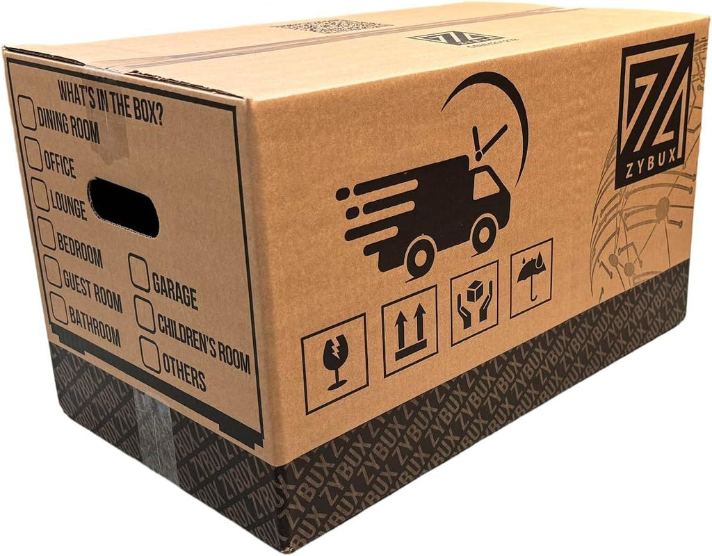 Moving & Removal Boxe with Large Strong Cardboard Boxes 52x30x30cm Double - product gallery image 10