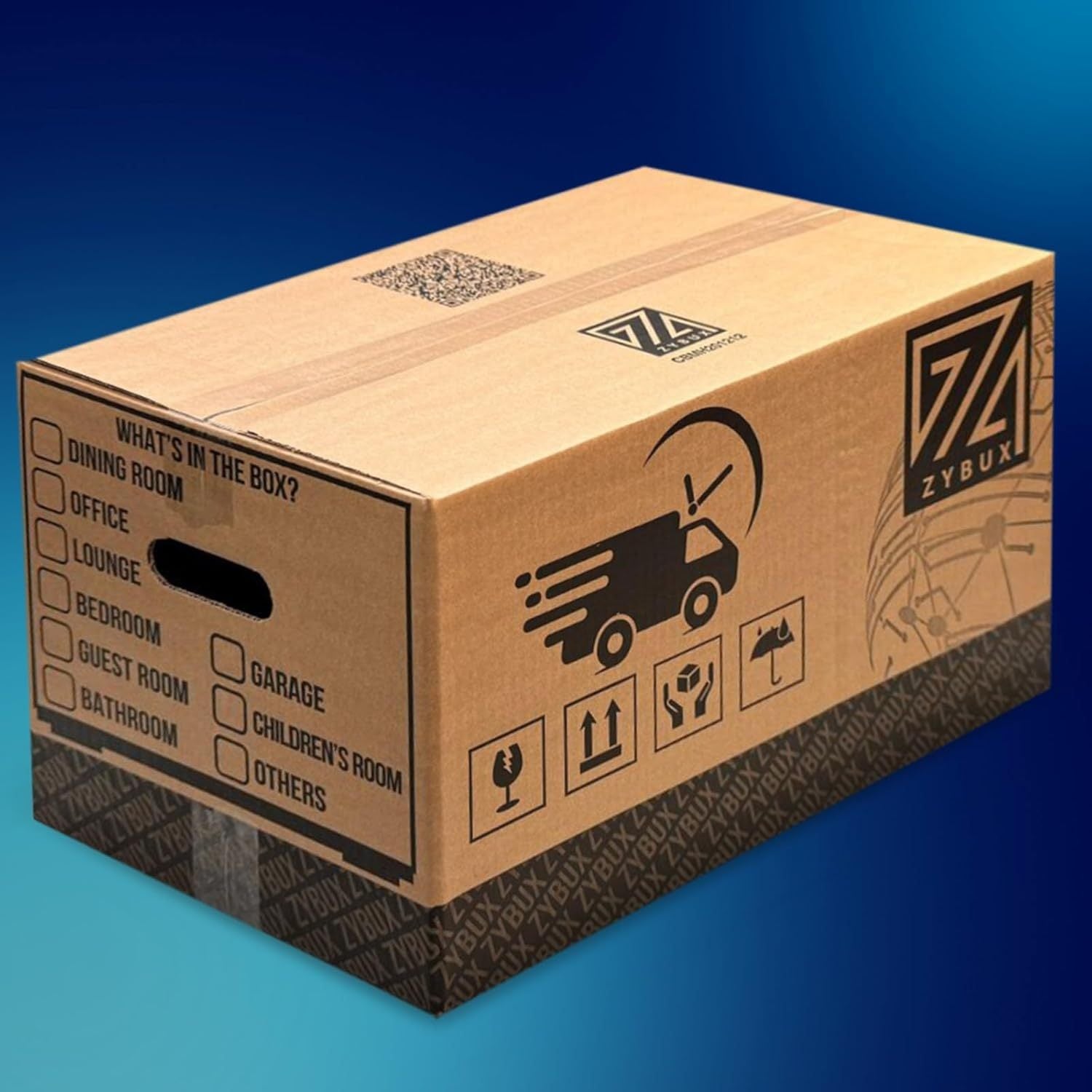Moving & Removal Boxe with Large Strong Cardboard Boxes 52x30x30cm Double