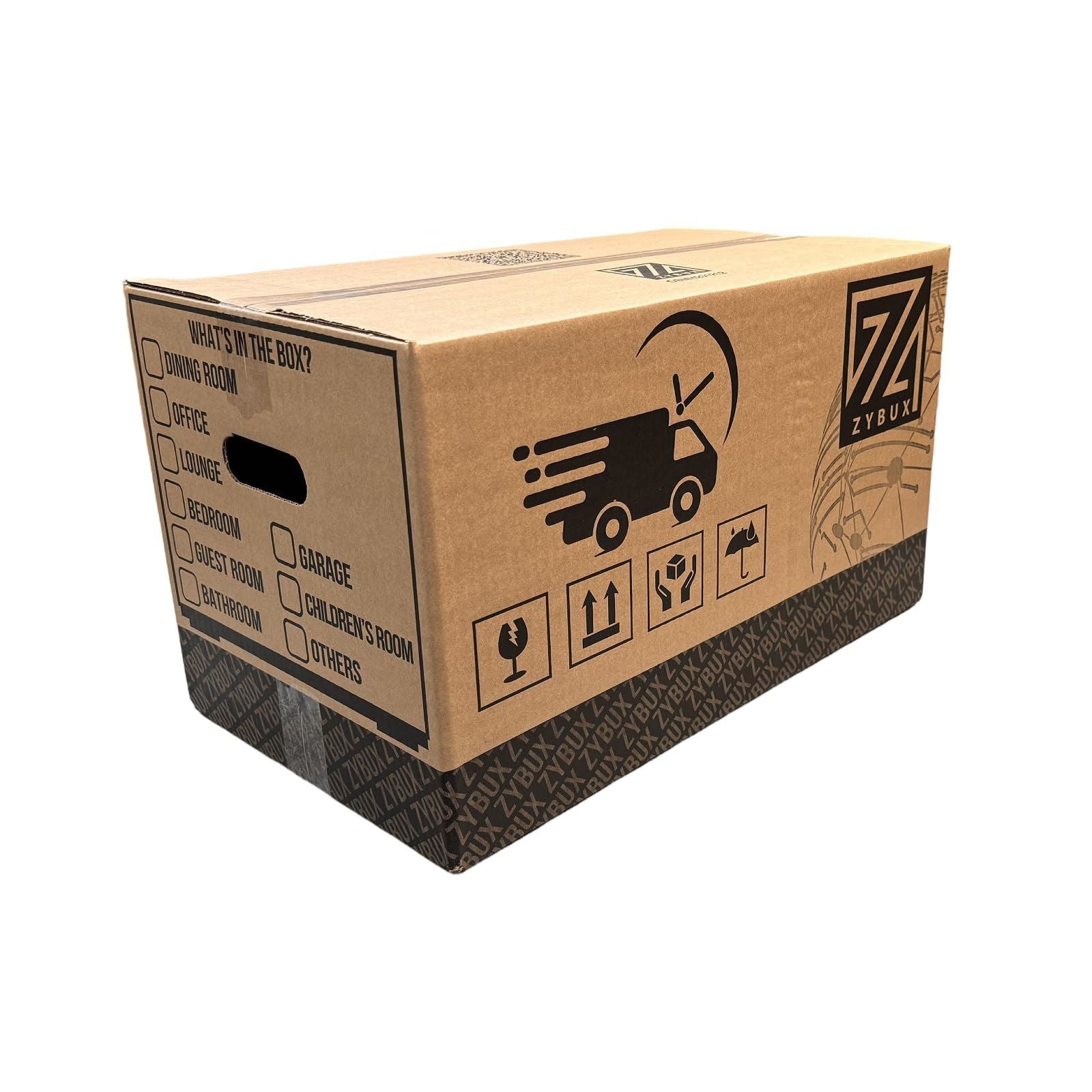 Moving & Removal Boxe with Large Strong Cardboard Boxes 52x30x30cm Double - Pack of 30 option