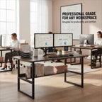 Multifunctional Computer Desk with Storage with Space-Saving, Metal - product gallery image 4