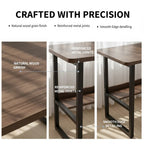 Multifunctional Computer Desk with Storage with Space-Saving, Metal - product gallery image 5