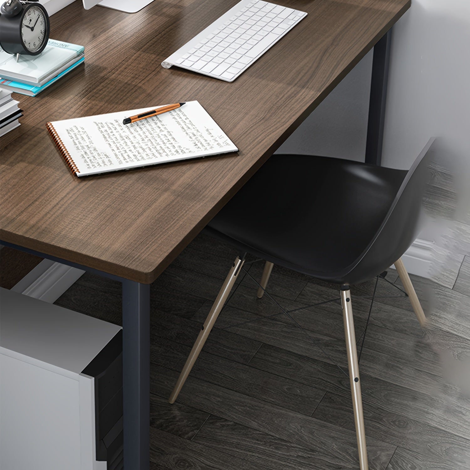 Multifunctional Computer Desk with Storage with Space-Saving, Metal