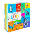 My First 100 Box set 4 books set (My first words, Animals, Colours shapes numbers