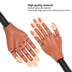 Nail Art Training Tool with Acrylic, 100pcs, Practice Hand 100pcs Tips Flexible Acrylic - product gallery image 4