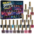 Nail Polish Set with 24 pcs, Glitter Quick-Dry Shimmering Colours Art Women - product gallery image 2