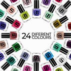 Nail Polish Set with 5ml, Set A, 24-Colour Mixed-Finish Bottles - product gallery image 3