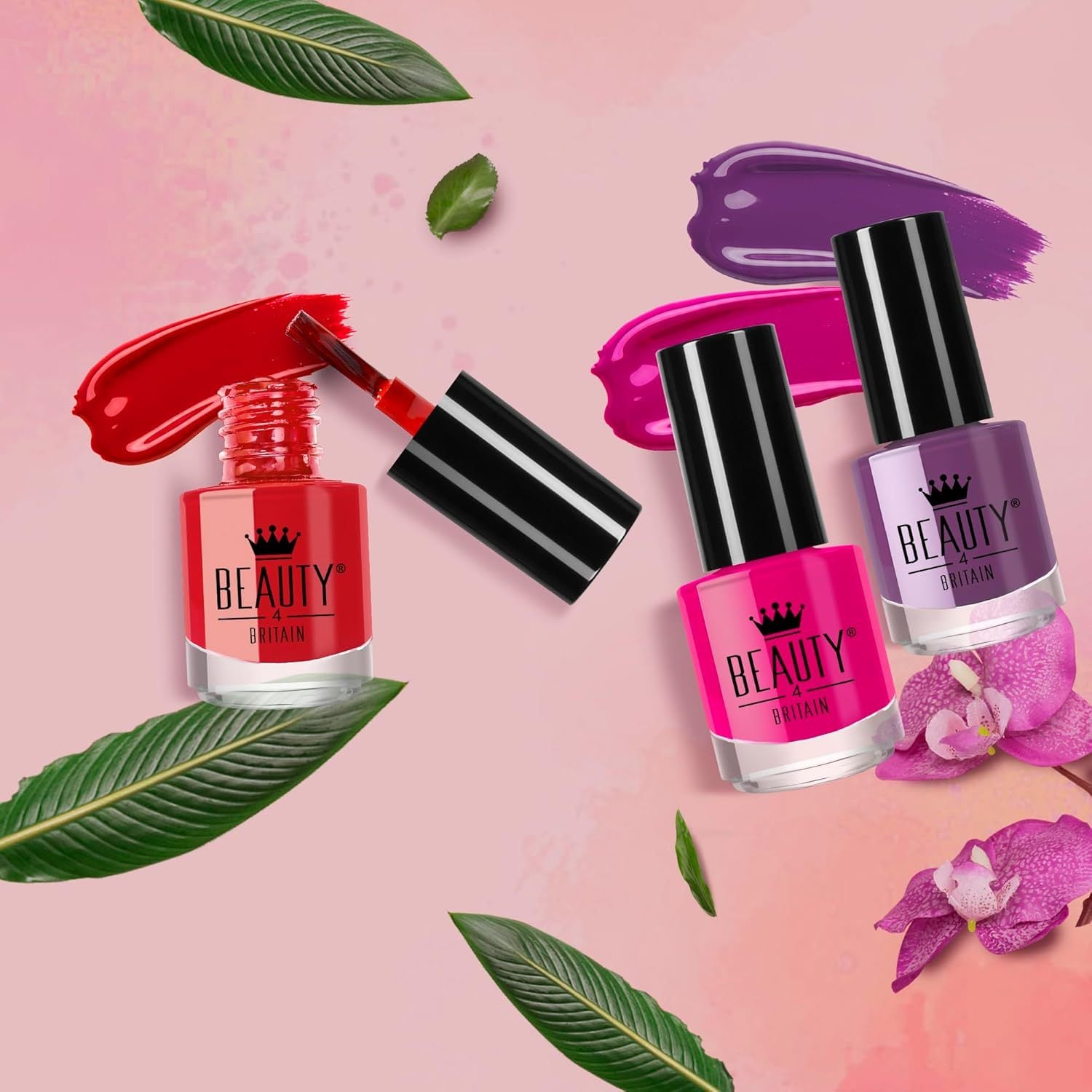 Nail Polish Set with Lockable, 5ml, Set B, Envie De Shades Vegan Cruelty-Free - product gallery image 3