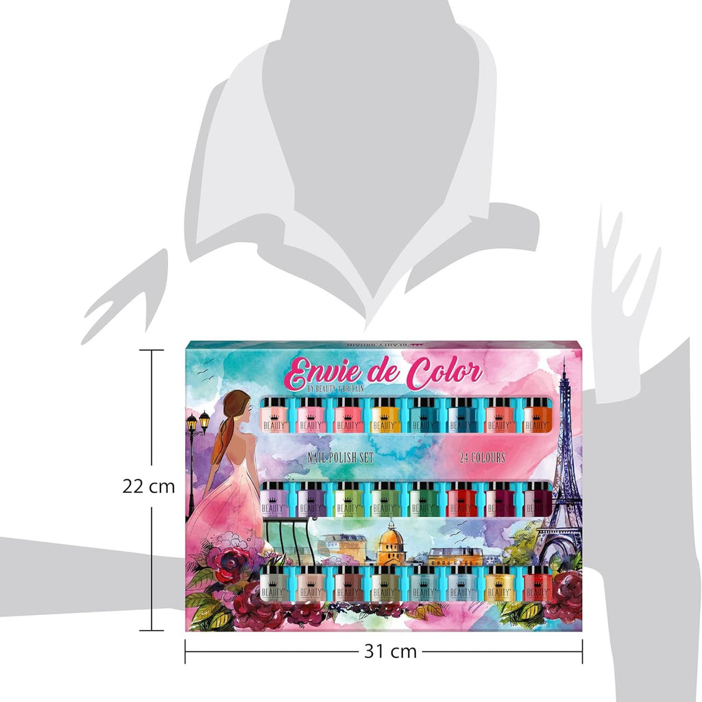 Nail Polish Set with Lockable, 5ml, Set B, Envie De Shades Vegan Cruelty-Free - product gallery image 4
