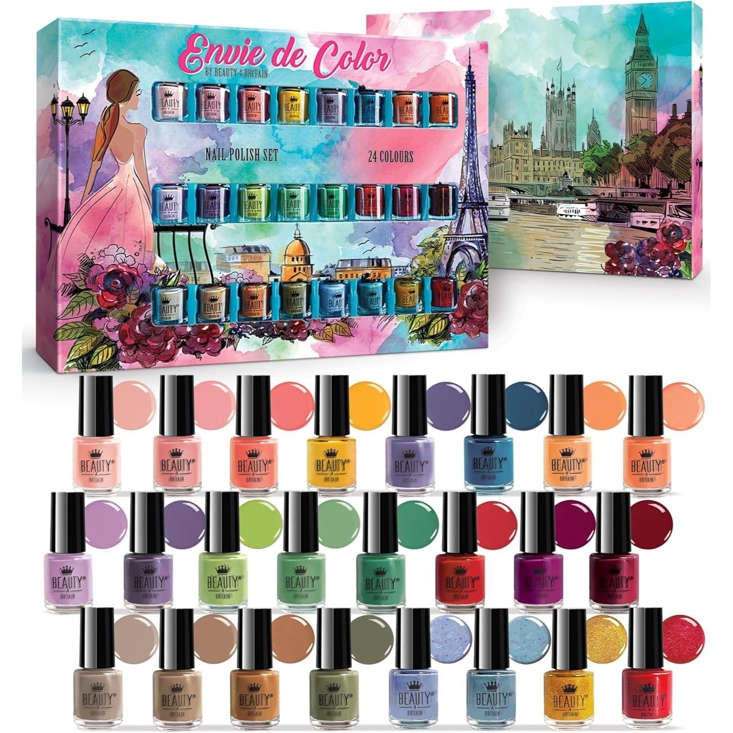 Nail Polish Set with Lockable, 5ml, Set B, Envie De Shades Vegan Cruelty-Free - product gallery image 5