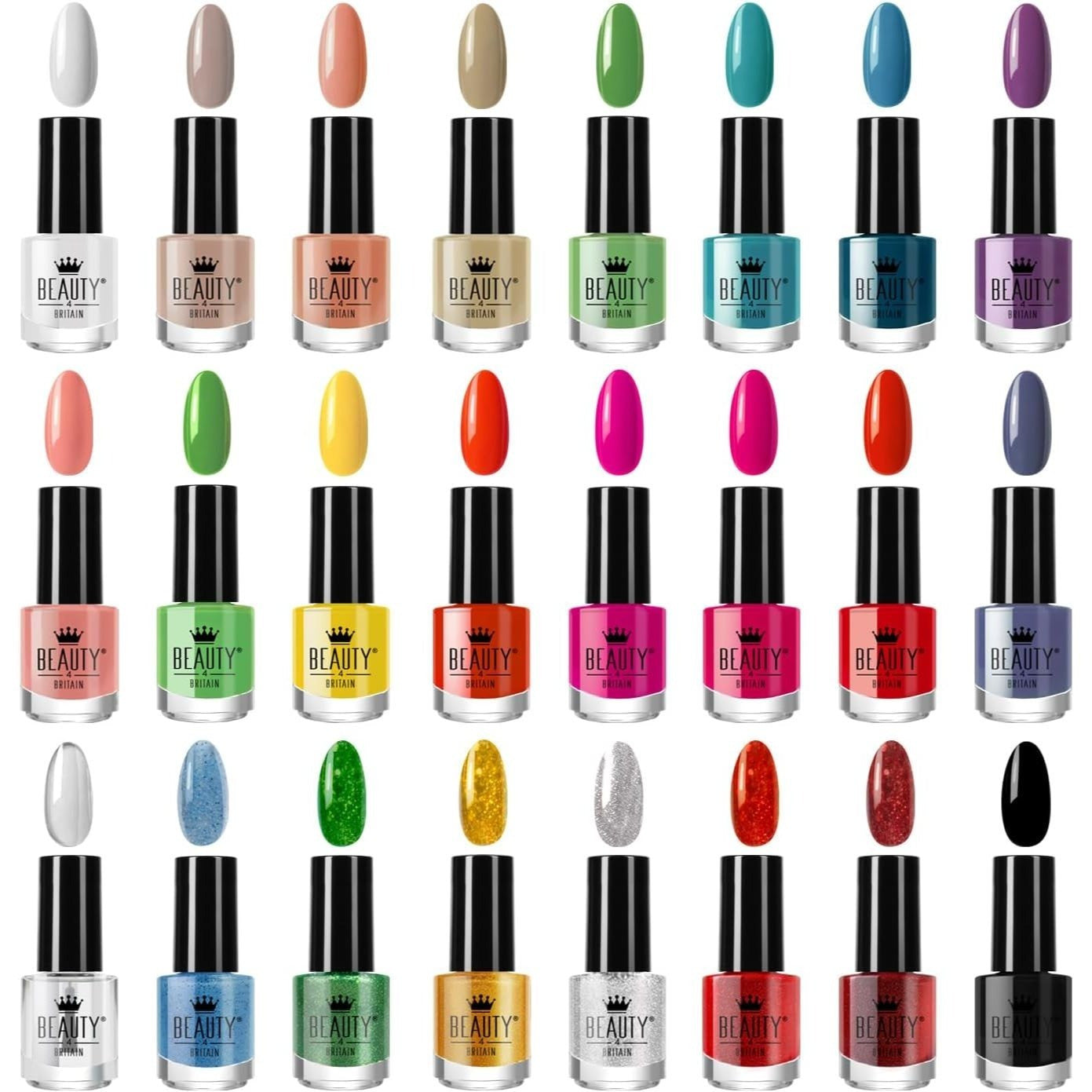 Nail Polish Set with Lockable, 5ml, Set B, Envie De Shades Vegan Cruelty-Free