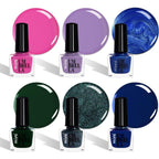 Nail Polish with 5ml, Set C, Colours Glossy, Pastel, Glitter, Matte - product gallery image 3