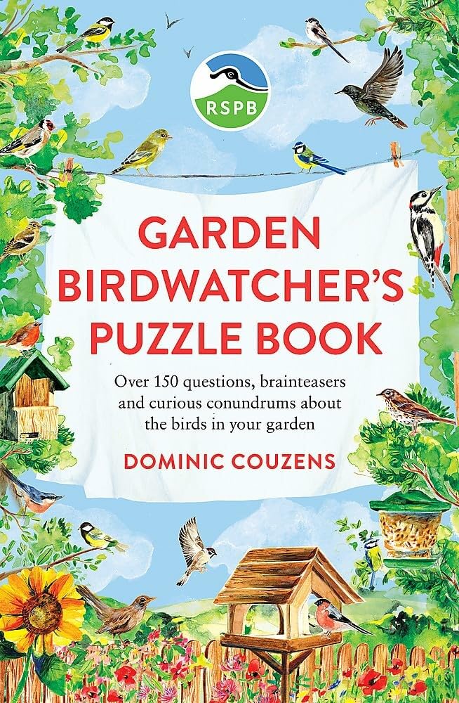 Nature, Wildlife & Puzzle Book RSPB Garden Birdwatcher's Questions with 1 - product gallery image 2