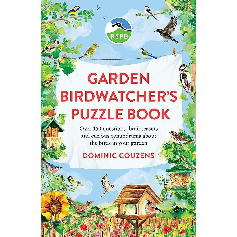 Nature, Wildlife & Puzzle Book RSPB Garden Birdwatcher's Questions with 1