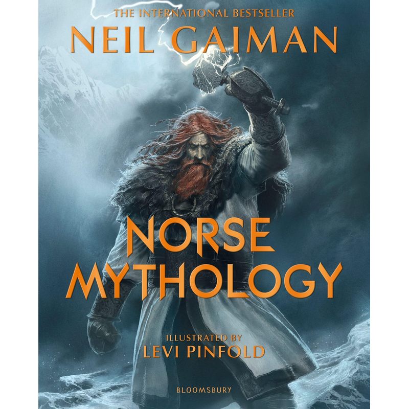 Norse Mythology Illustrated Edition Neil with Gaiman Levi Pinfold Full Hardcover Book