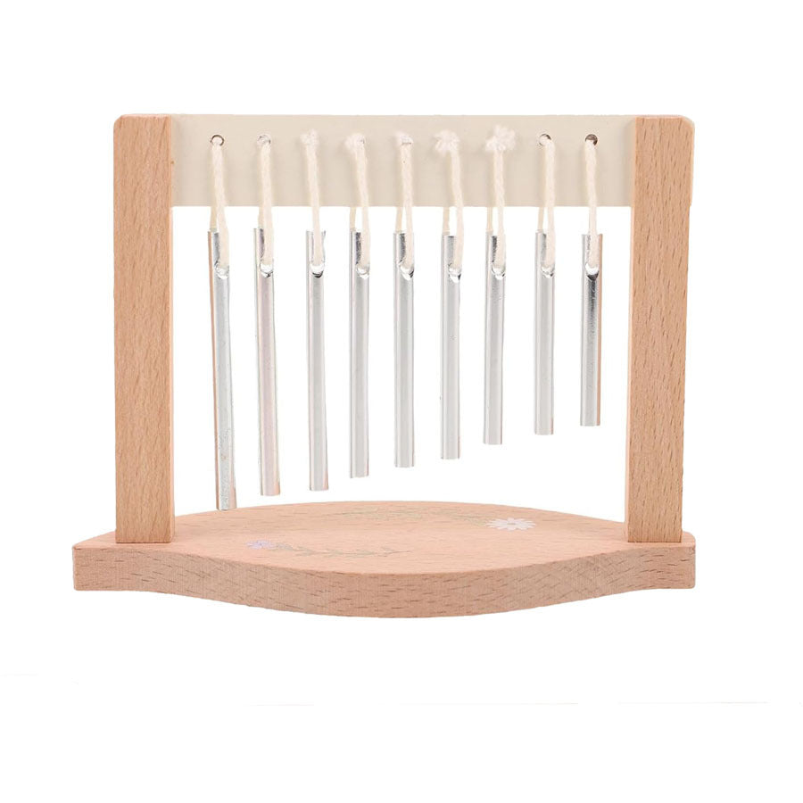 Note Chime: Table Wind Chime Bar with Percussion Instrument Relaxing Meditation