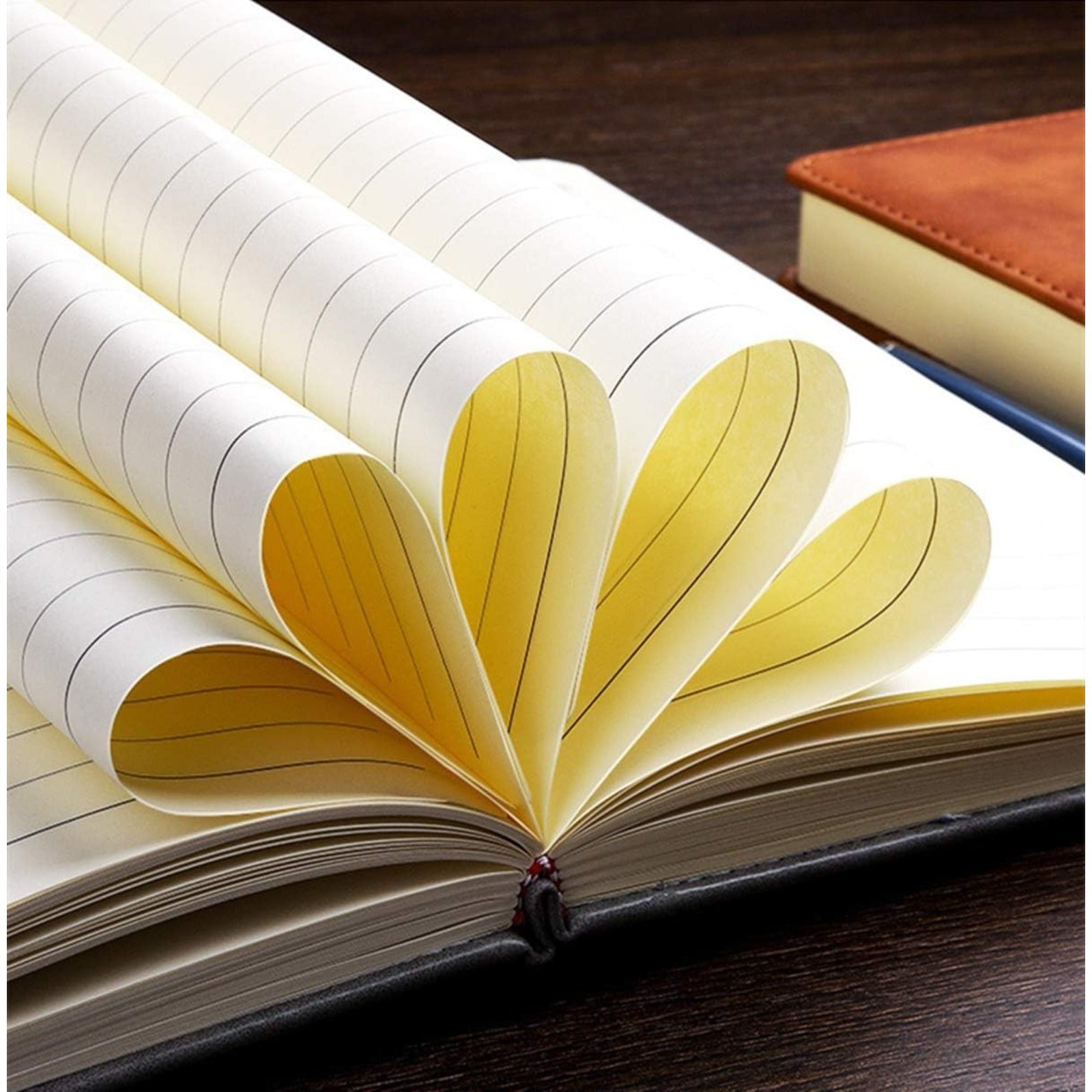 Notebook A4 Magnetic Snap Leather Pages Thick for home offices - product gallery image 3