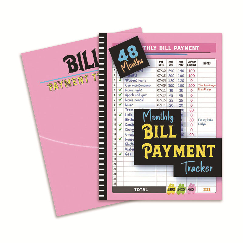 Notebook Monthly Bill Payment Tracker 48-Month Budget - product gallery image 22