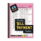 Notebook Monthly Bill Payment Tracker 48-Month Budget - product gallery image 7