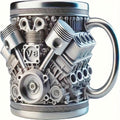 Novelty Mugs & Cup with Dishwasher-Safe, 15oz, Stainless Steel - Dark Gray option