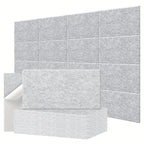 of Self-Adhesive Acoustic Foam Panels for with 16 Pack - product gallery image 6