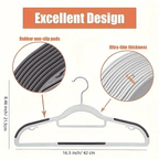 of Sturdy Plastic Hanger with Non-Slip, 60 Set for practical home use - product gallery image 3