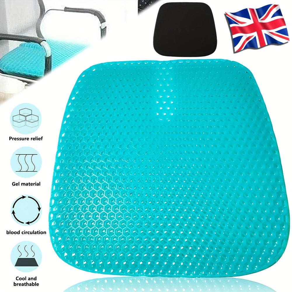 Office Chair with 43*41*6cm, Gel Seat Cushion, Honeycomb Design Double - product gallery image 4