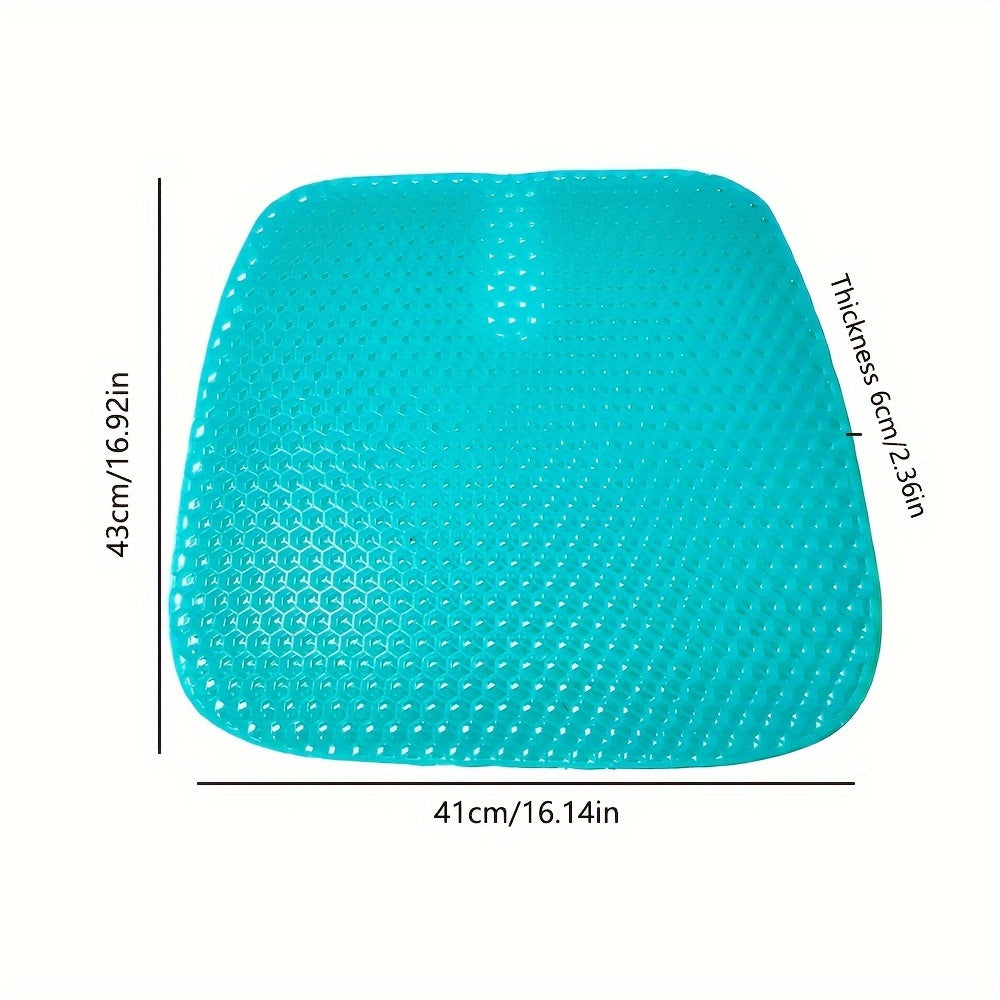 Office Chair with 43*41*6cm, Gel Seat Cushion, Honeycomb Design Double