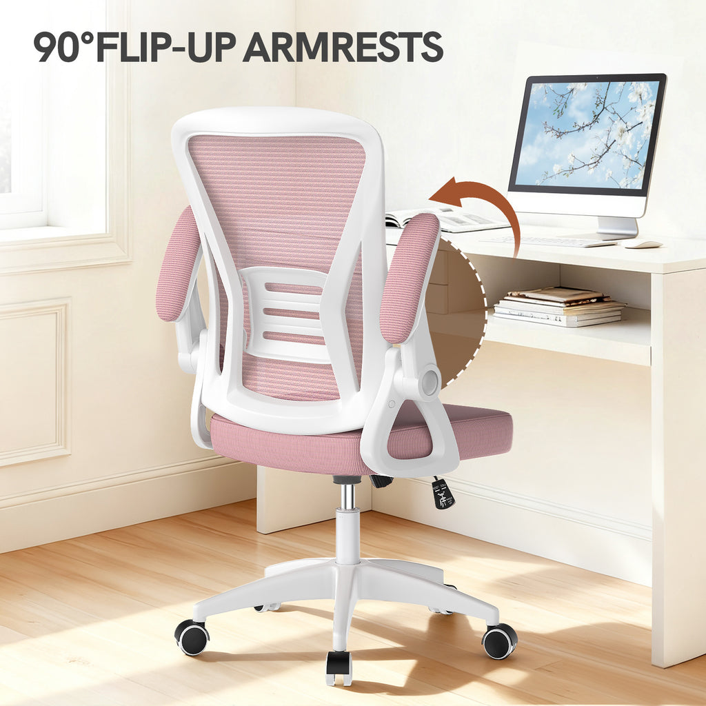 Office Chair with Adjustable Height, Lumbar Support - product gallery image 5