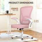 Office Chair with Adjustable Height, Lumbar Support - product gallery image 7
