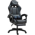 Office Chair with Adjustable Height, Lumbar Support, Easy Assembly, With 2 Point Massage - Black + Black, With 2 Point Massage option