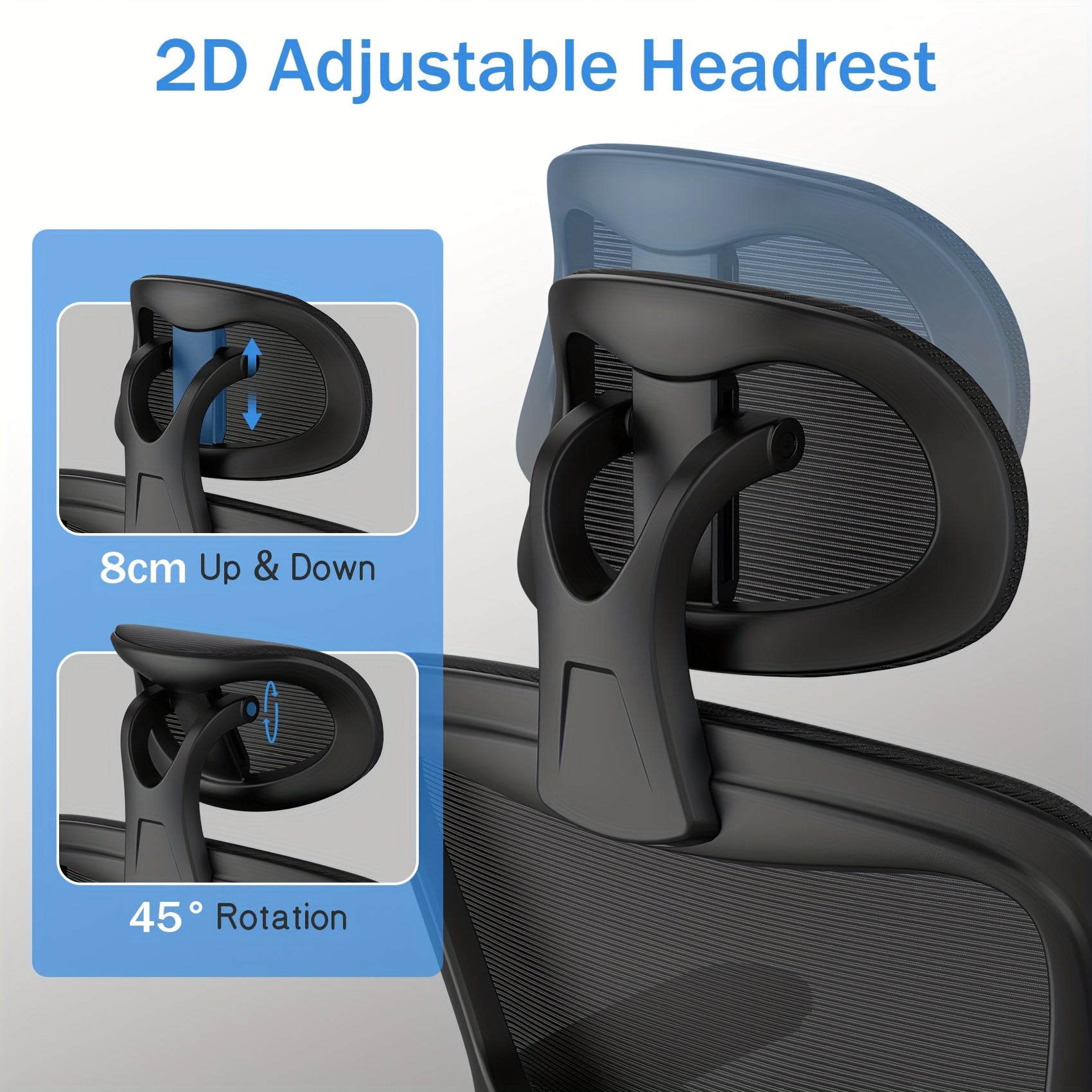 Office Chair with Adjustable Height, Lumbar Support, Easy Assembly - product gallery image 5