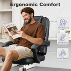 Office Chair with Adjustable Height, Lumbar Support, Lockable - product gallery image 13