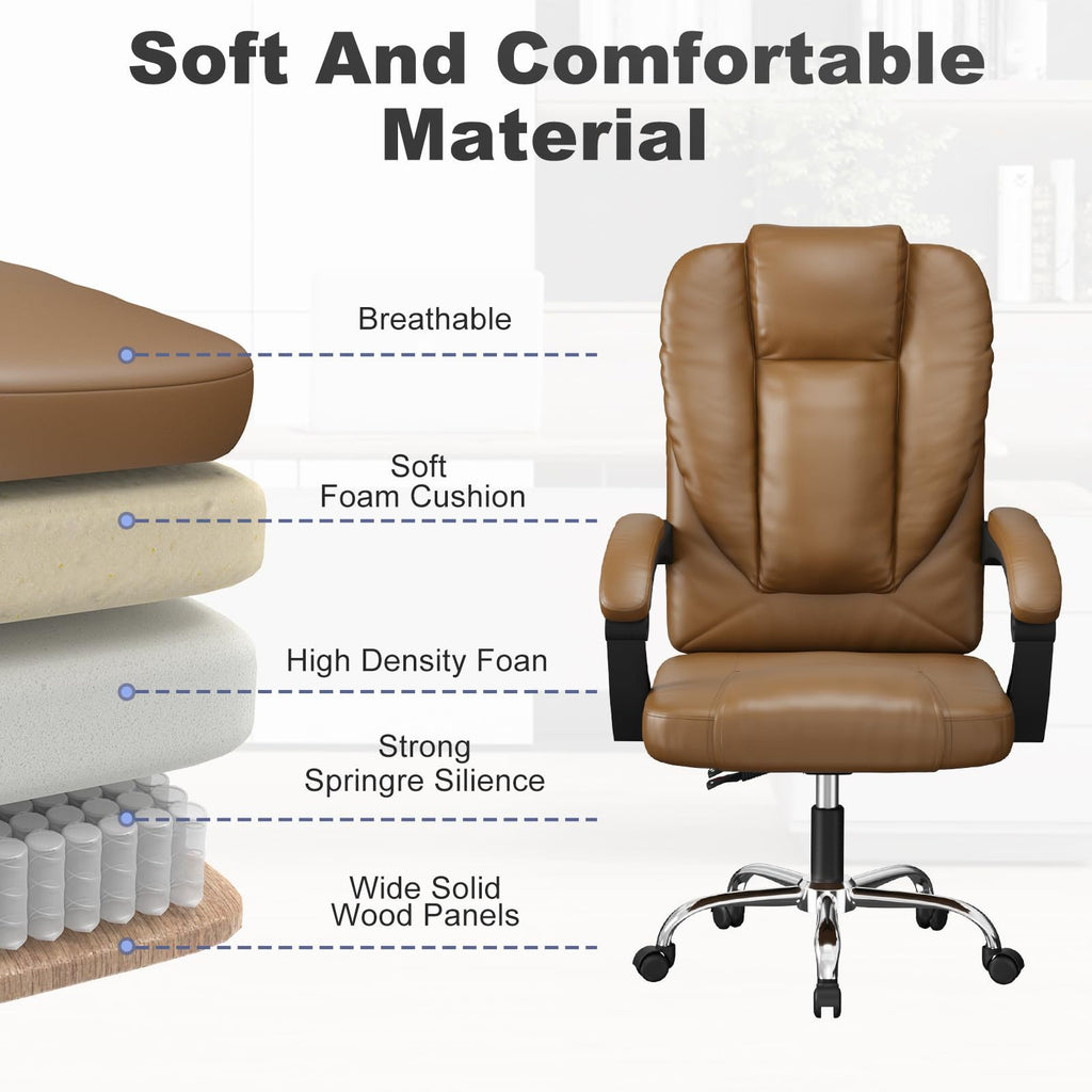 Office Chair with Adjustable Height, Lumbar Support, Lockable - product gallery image 19