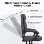 Office Chair with Adjustable Height, Lumbar Support, Lockable - product gallery image 23