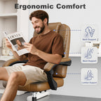 Office Chair with Adjustable Height, Lumbar Support, Lockable - product gallery image 4