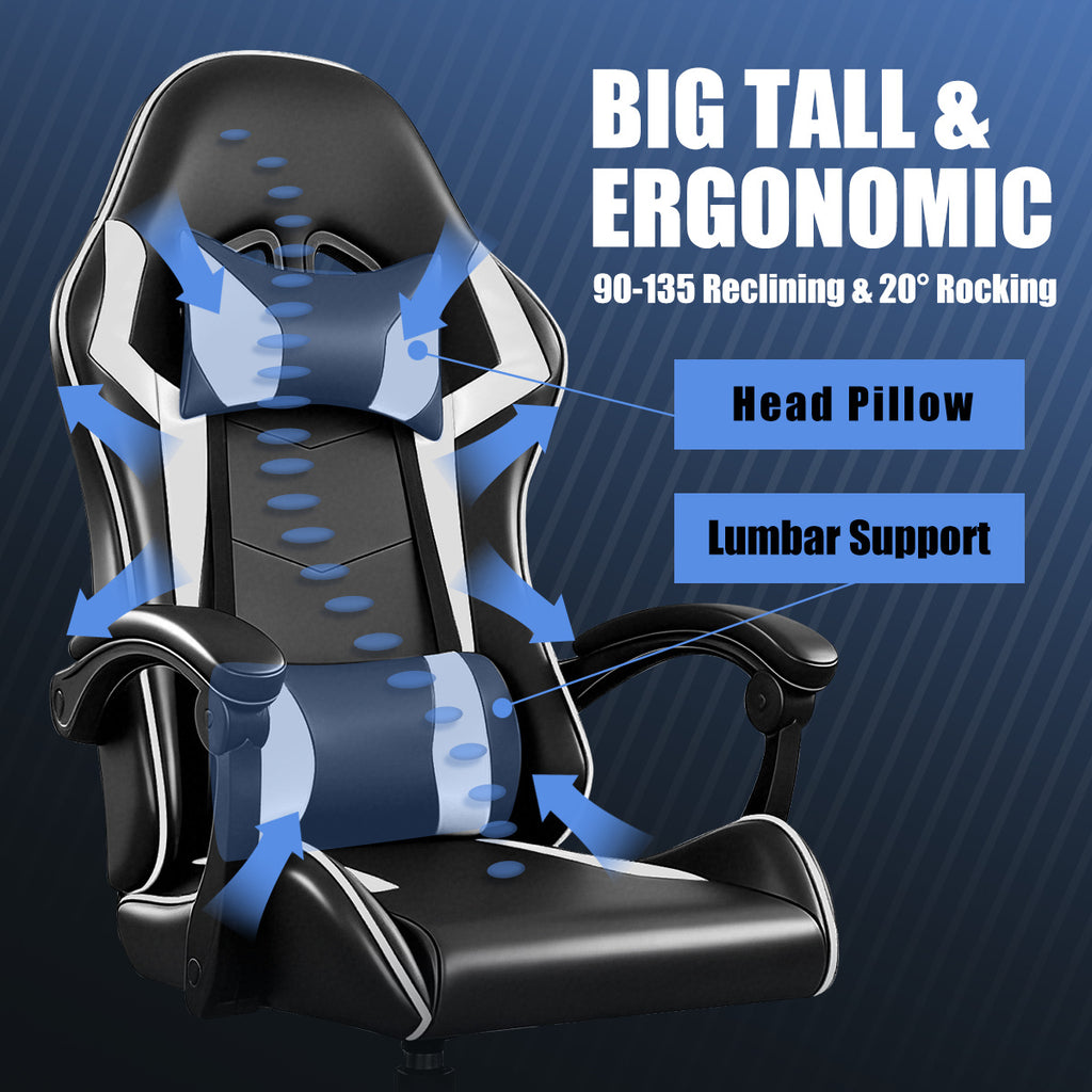 Office Chair with Adjustable Height, Lumbar Support, Wheels - product gallery image 7