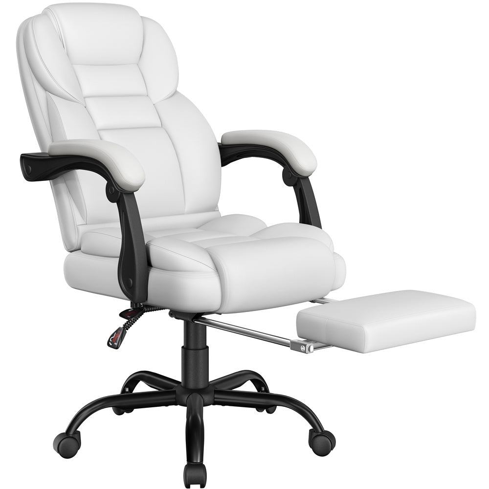 Office Chair with Adjustable Height, Pull-Out, Leather - product gallery image 6