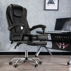 Office Chair with Adjustable Height, Wheels, 55cm, Wood