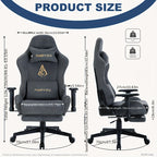 Office Chair with ANDYOU Gaming Breathable High Quality Fabric - product gallery image 4