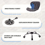 Office Chair with Compact Armless Vanity Adjustable Swivel Task - product gallery image 4